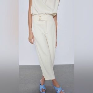NWT Zara high-waisted trouser